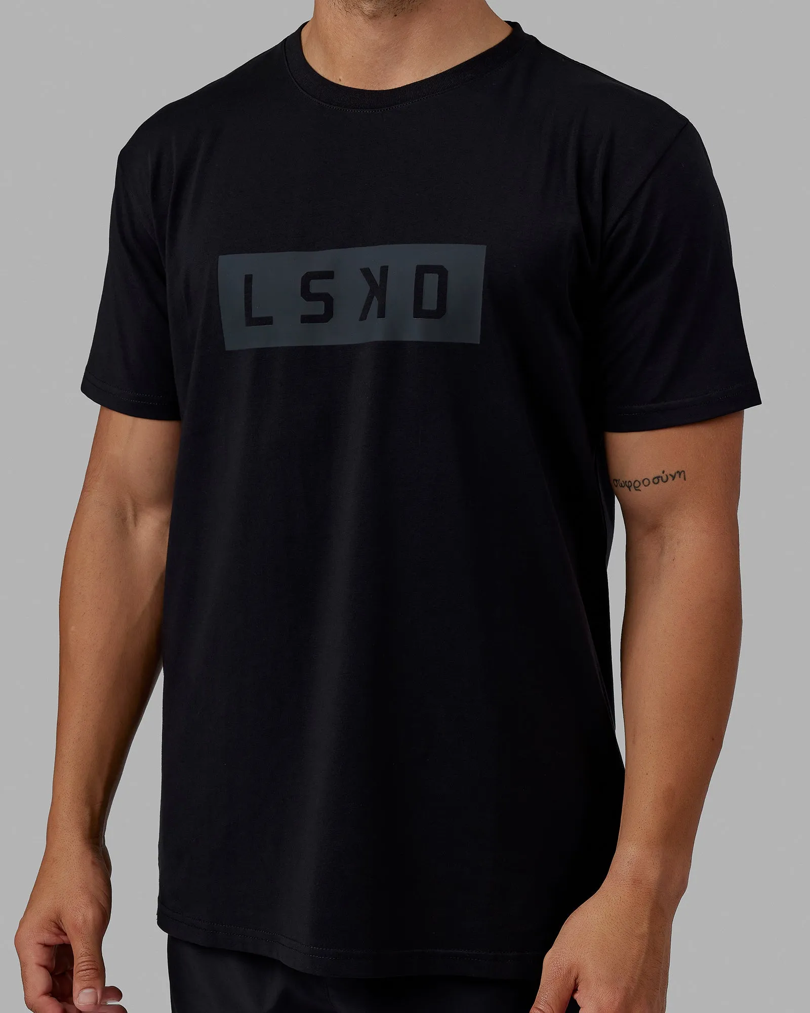 Strength FLXCotton Tee - Black-Black