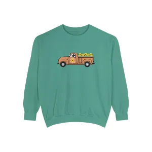 Sunflower Fields Comfort Colors Sweatshirt