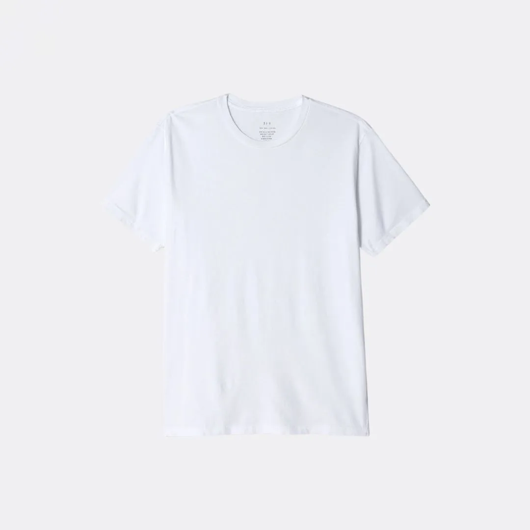 Supima Crew Tee (White)