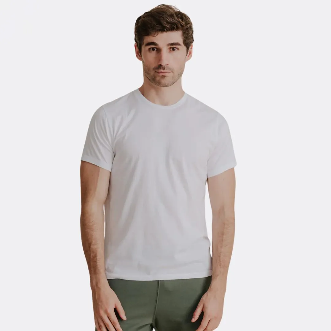 Supima Crew Tee (White)