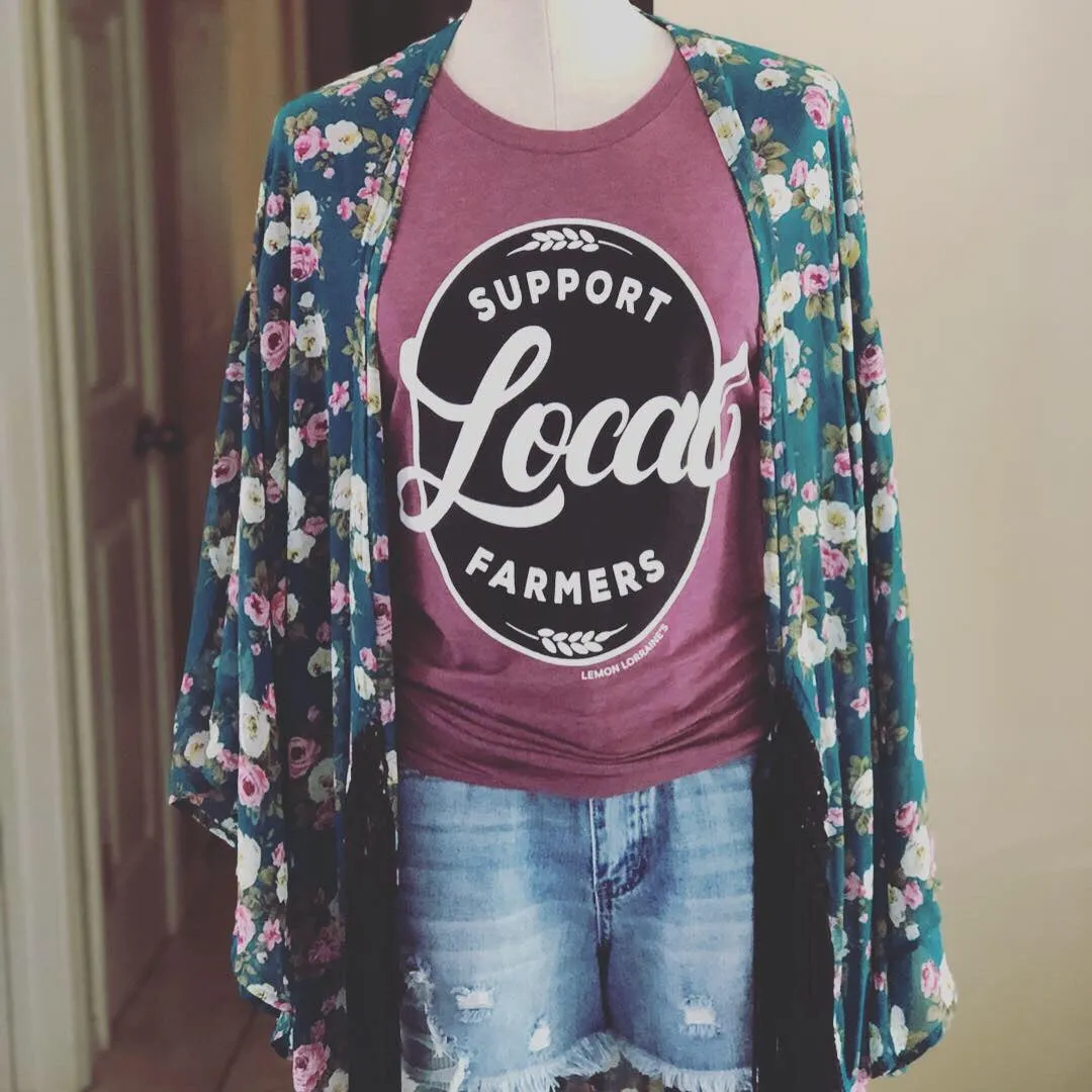 Support Local Farmers Crew Tee