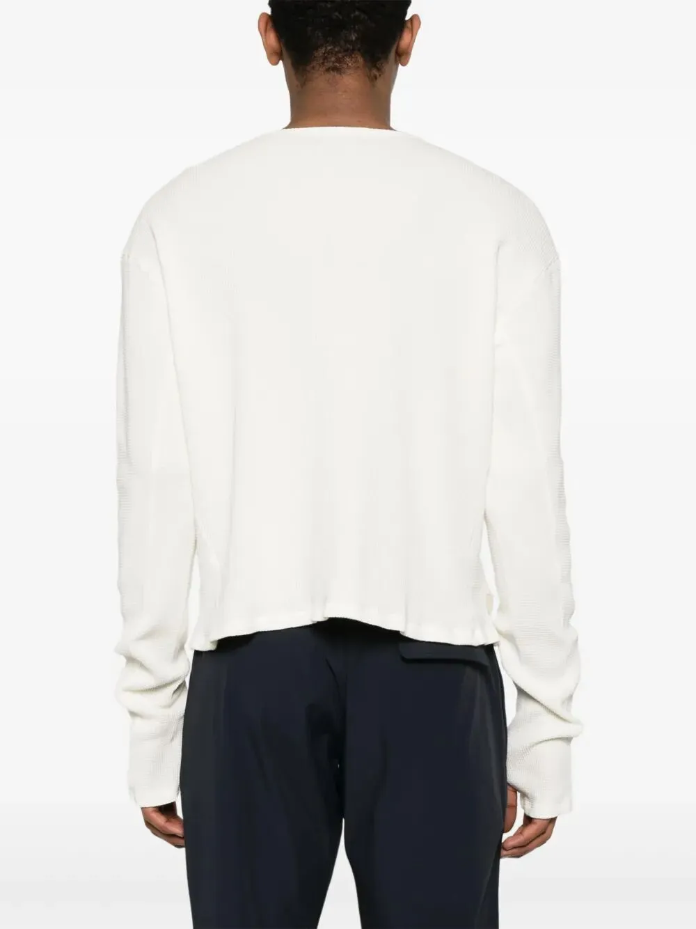 T-shirt "Henley" A Maniche Lunghe
