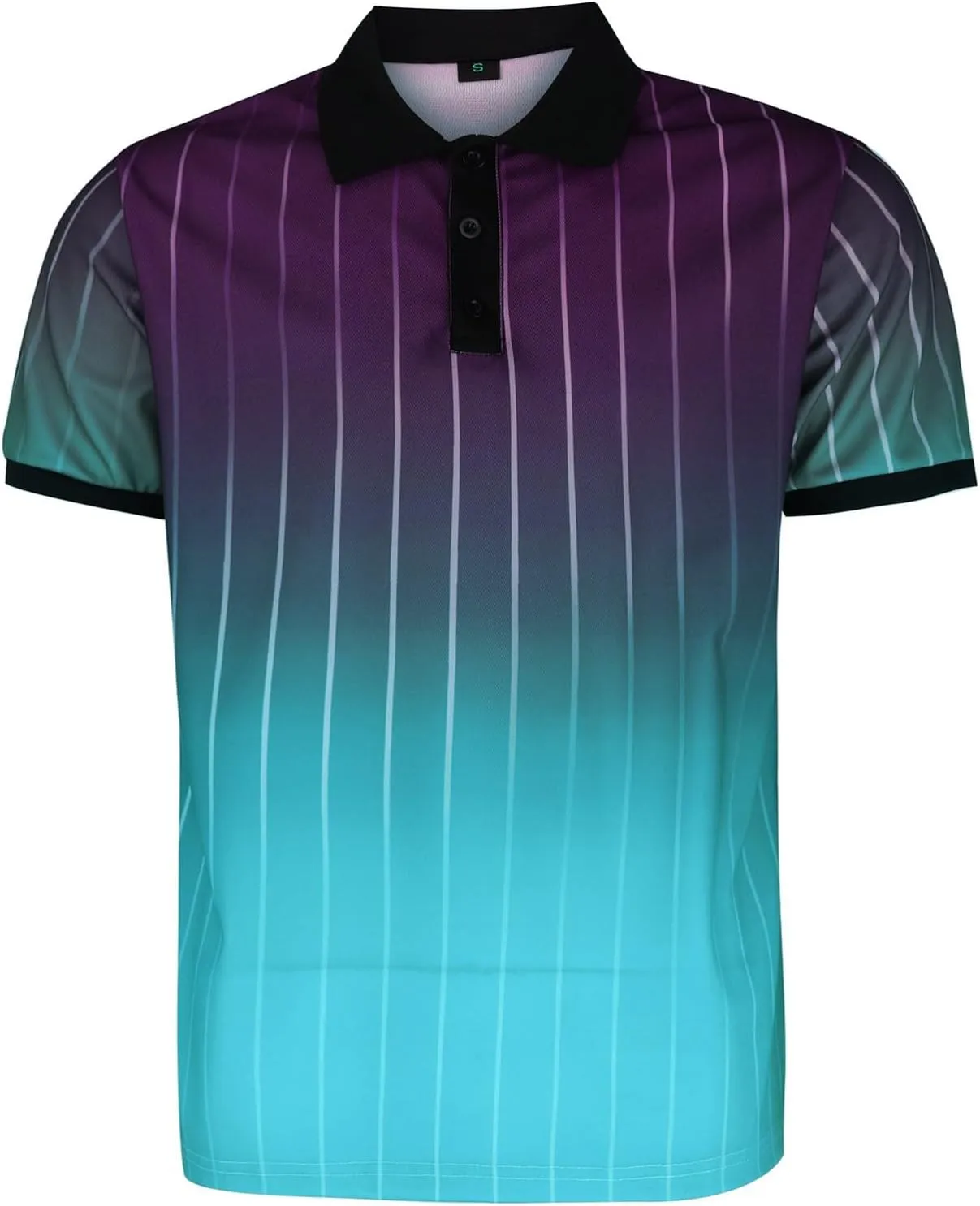 T Shirts for Man Lapel Thousands of Bird Grid Pockets Casual Top T Shirt Mens Golf Shirts Casual Classic Lightweight