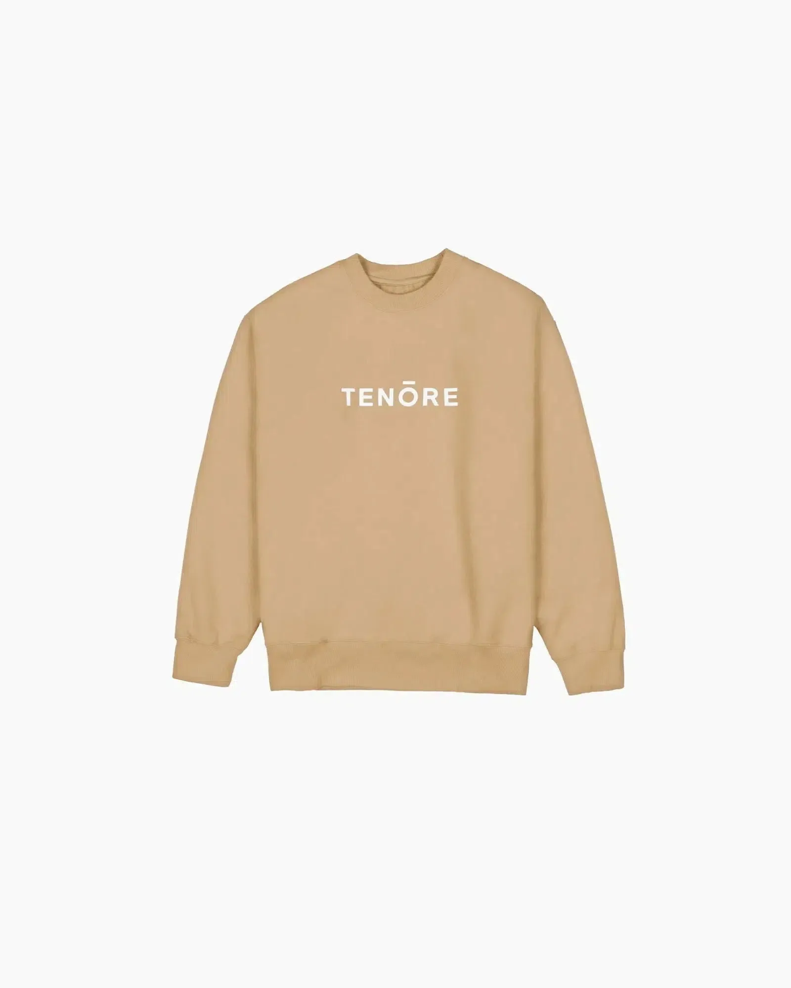 Tenore Logo Fleece Crewneck - KHAKI