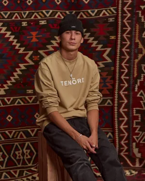 Tenore Logo Fleece Crewneck - KHAKI