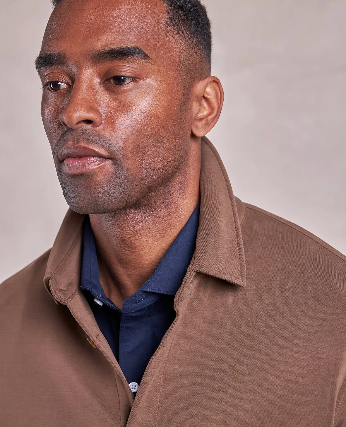 The Noah - Double Knit Chore Coat - Espresso