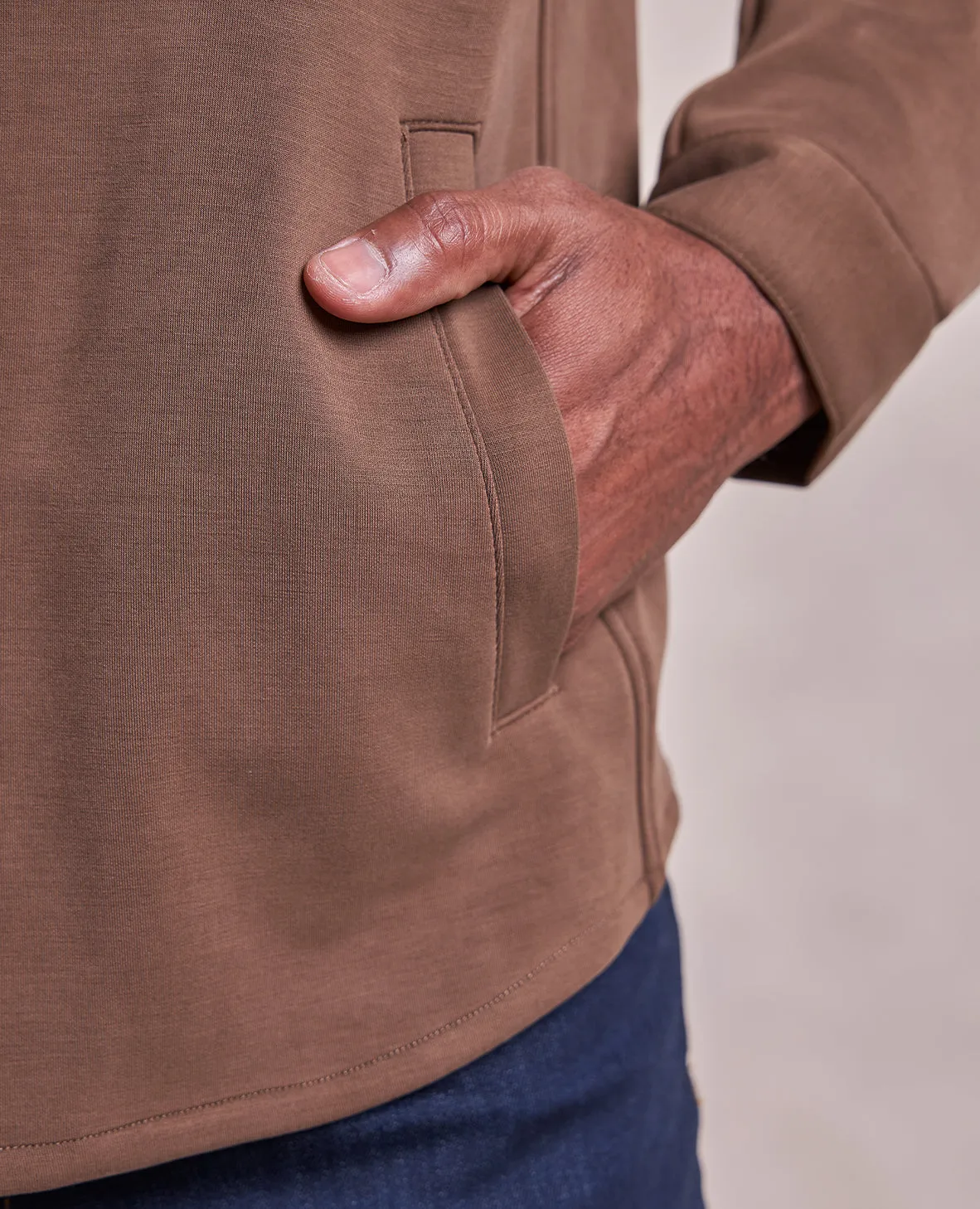 The Noah - Double Knit Chore Coat - Espresso