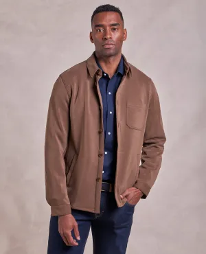 The Noah - Double Knit Chore Coat - Espresso