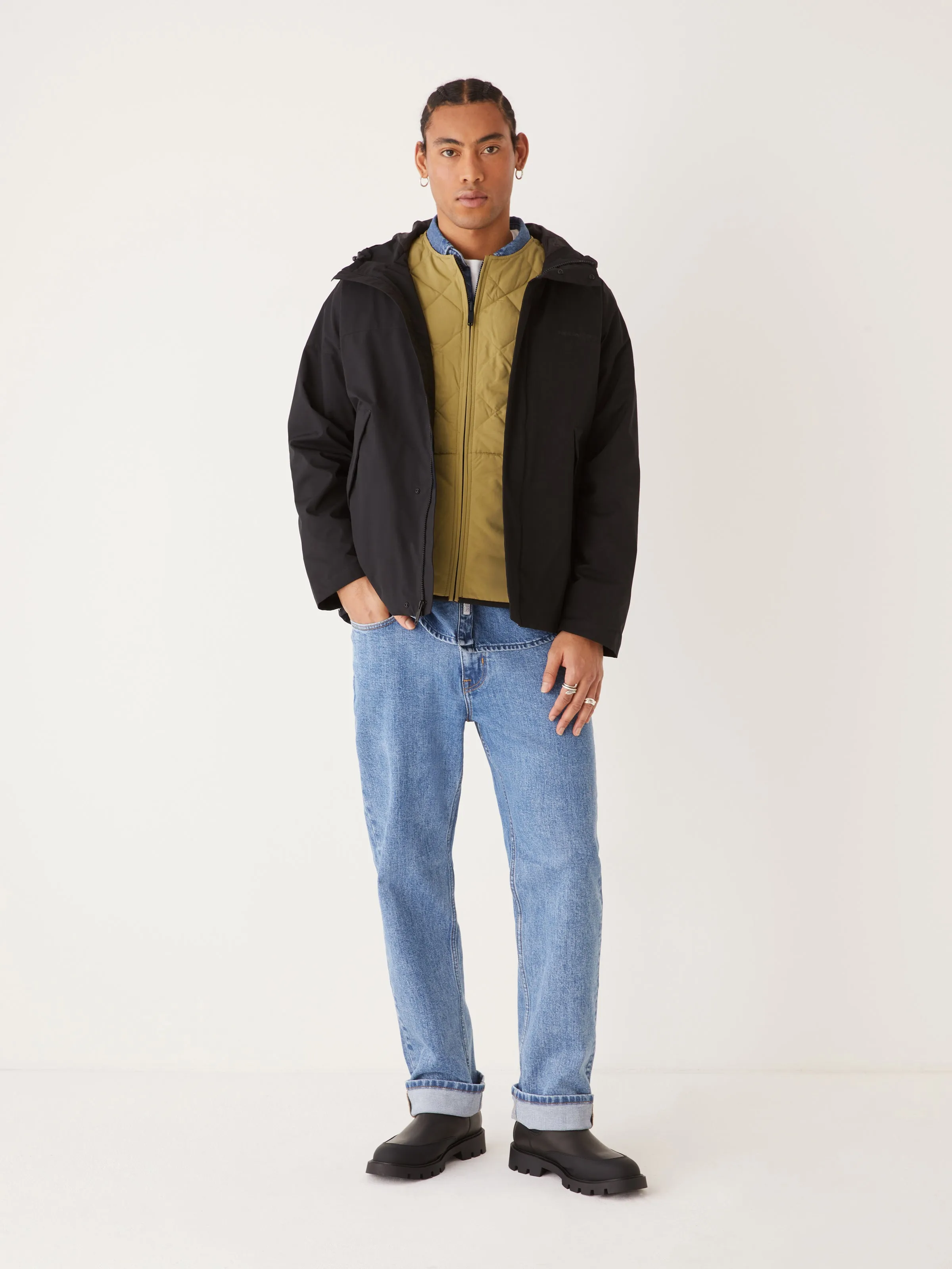 The Stanley Rain Jacket in Black