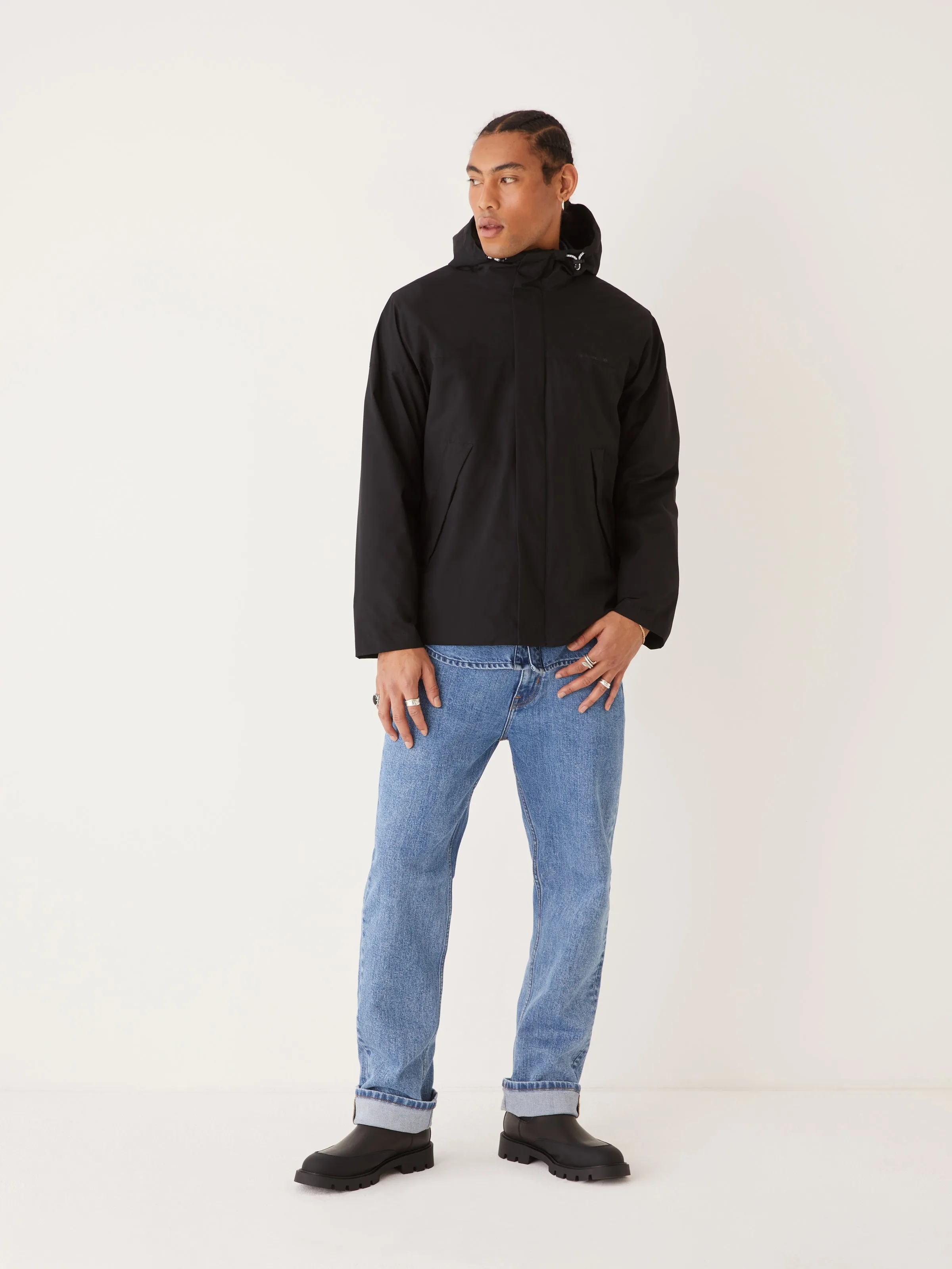 The Stanley Rain Jacket in Black