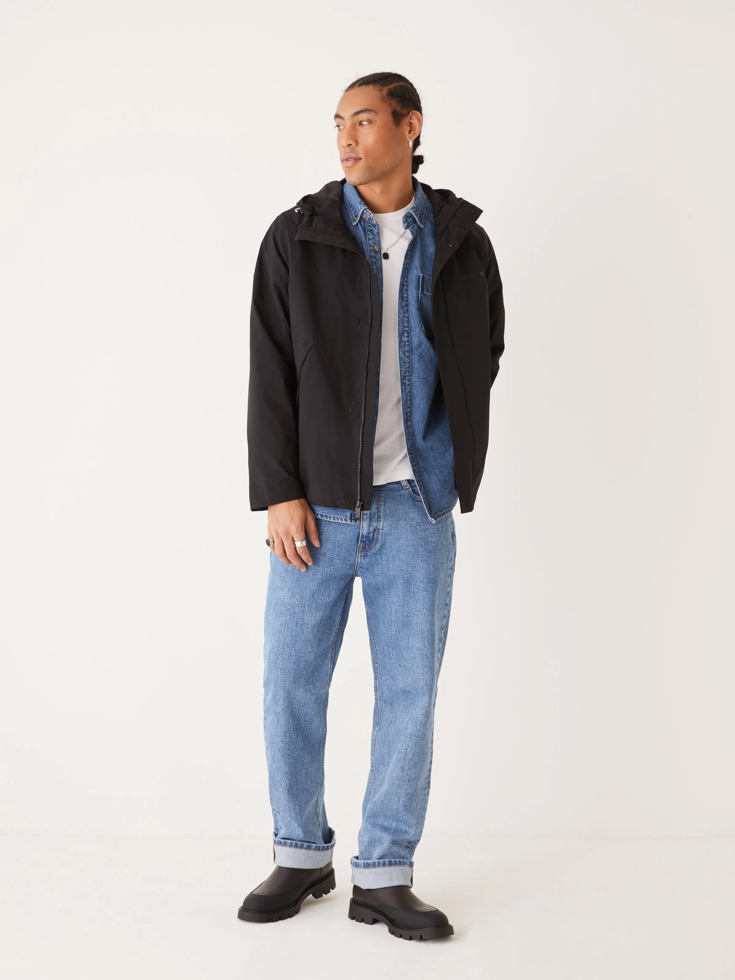 The Stanley Rain Jacket in Black