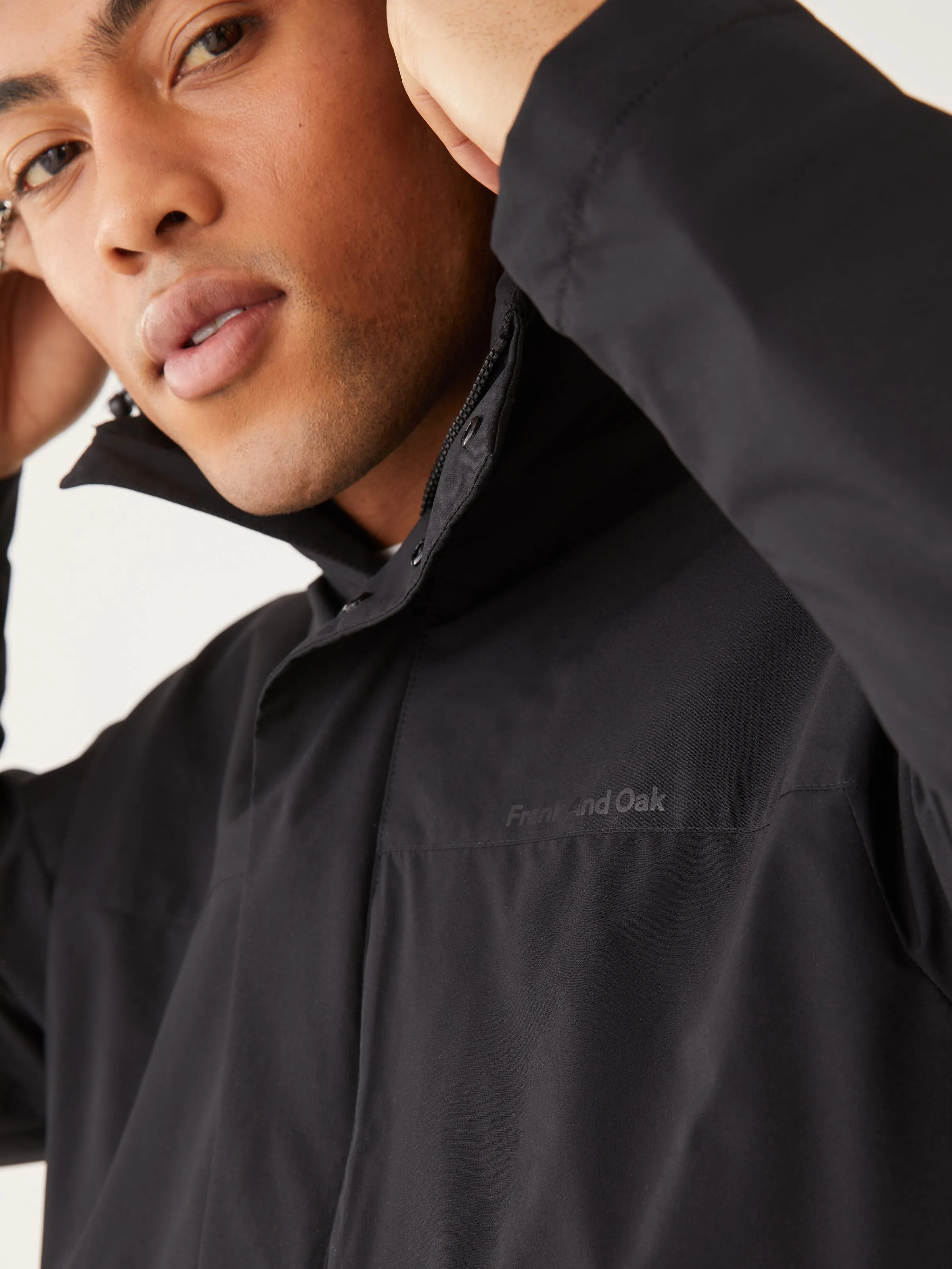 The Stanley Rain Jacket in Black