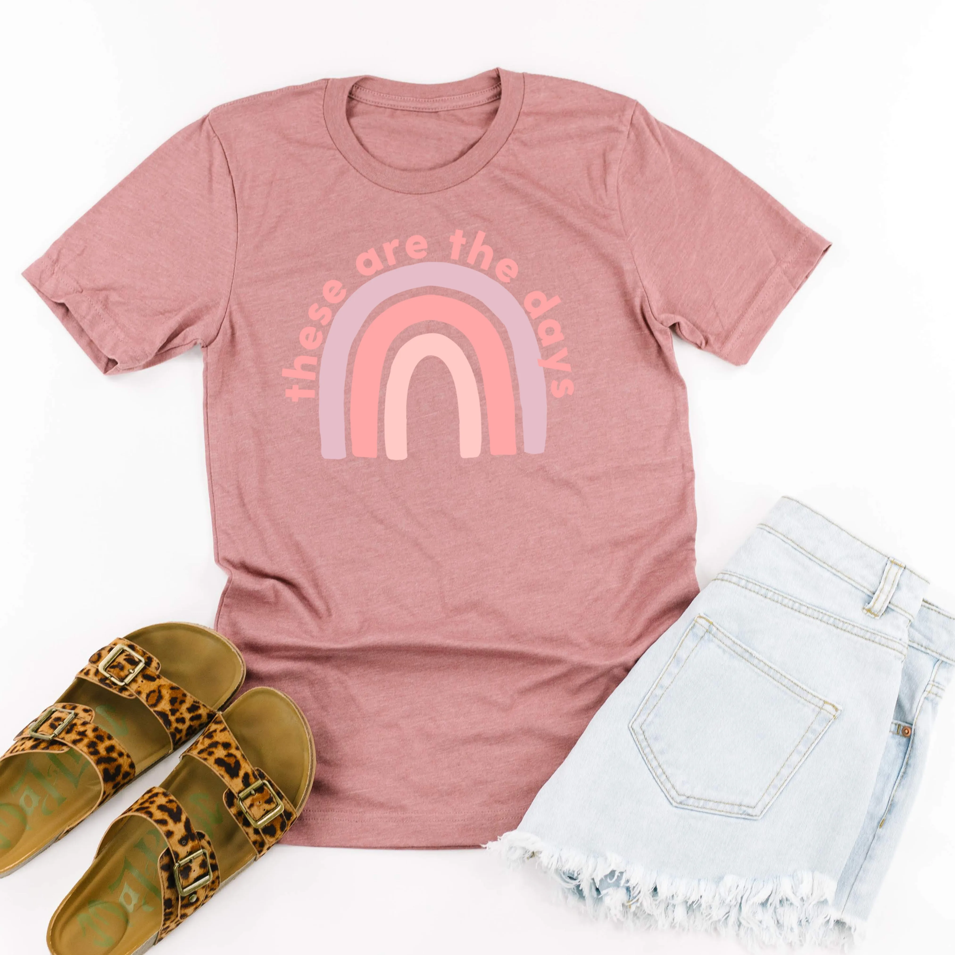These Are The Days | Set of 2 Mauve Shirts
