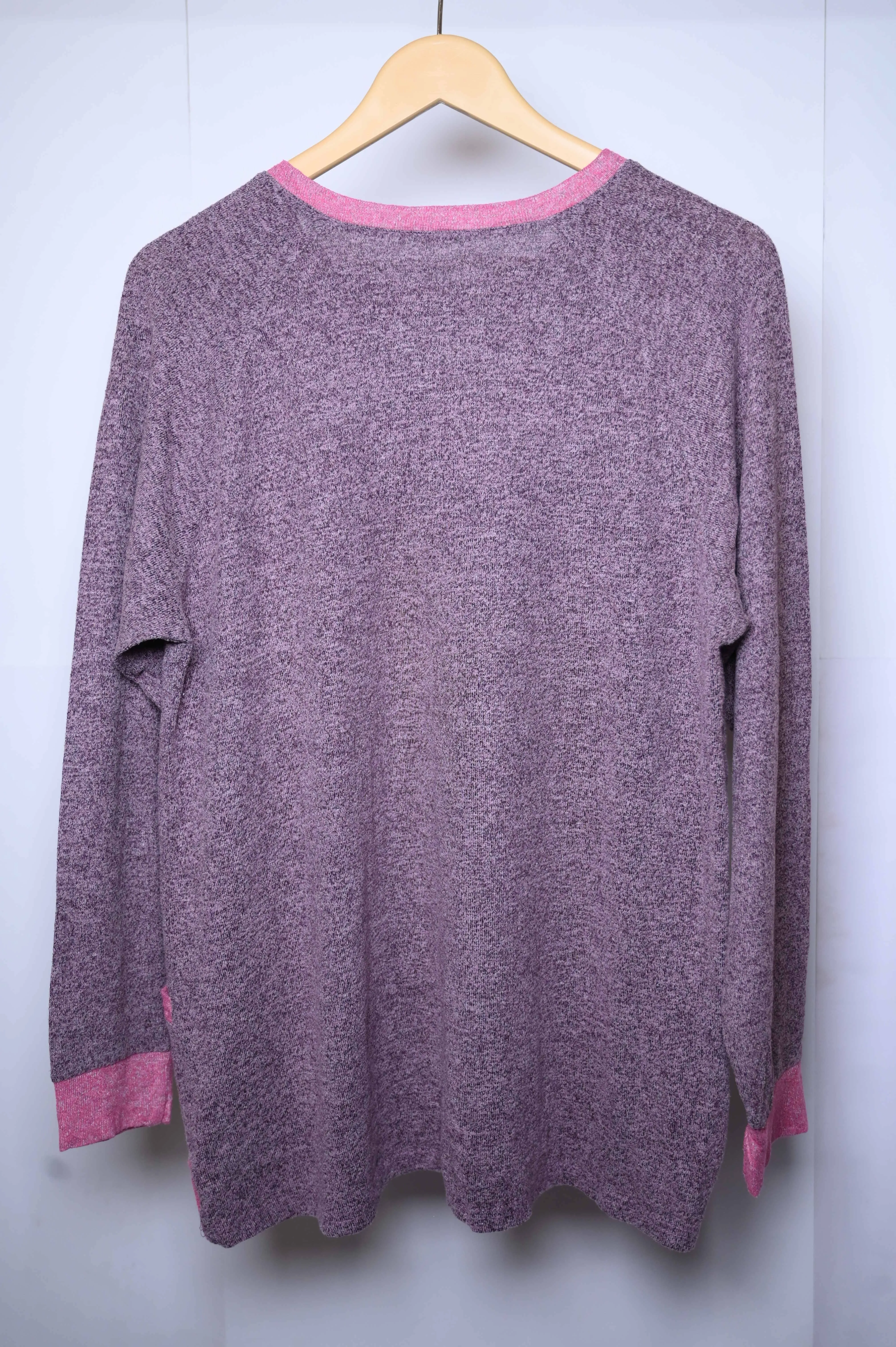 Thriftyfy Purple Sweatshirt - Medium