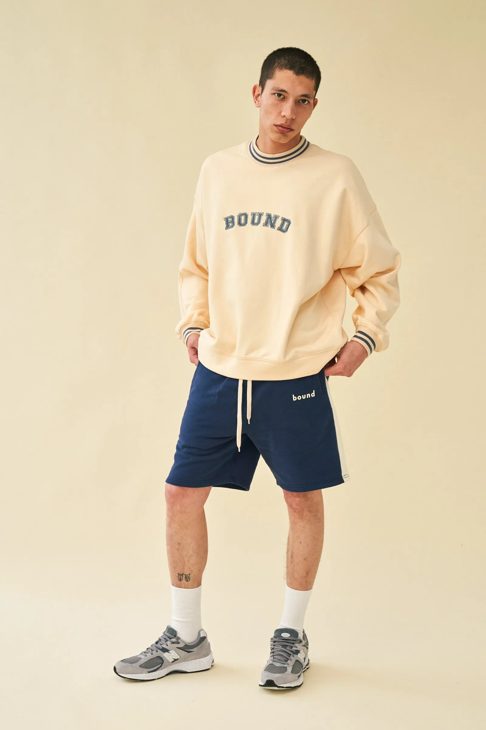VARSITY SWEATER - NATURAL